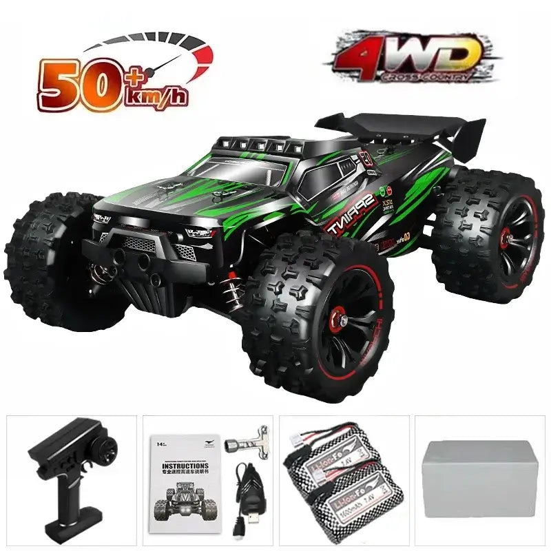 85KMH Or 50KMH 4WD RC Car With LED Remote Control