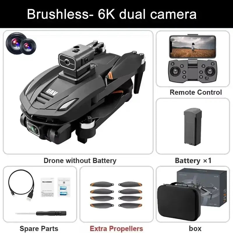 V168 Pro MAX Drone 8K Professional Dual HD Camera GPS 5G