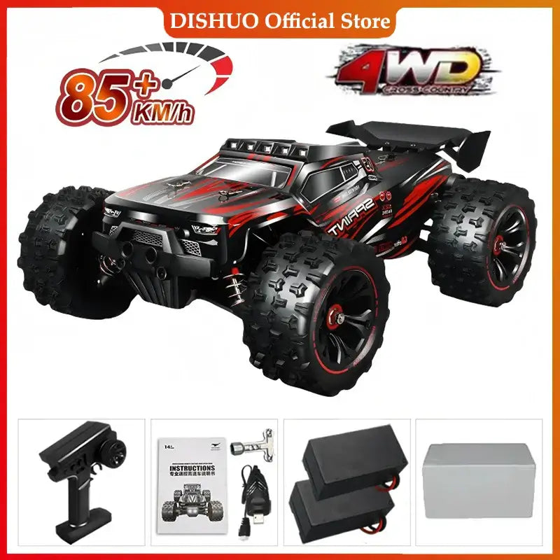 116 85KMH Or 50KMH 4WD RC Car With LED Remote Control