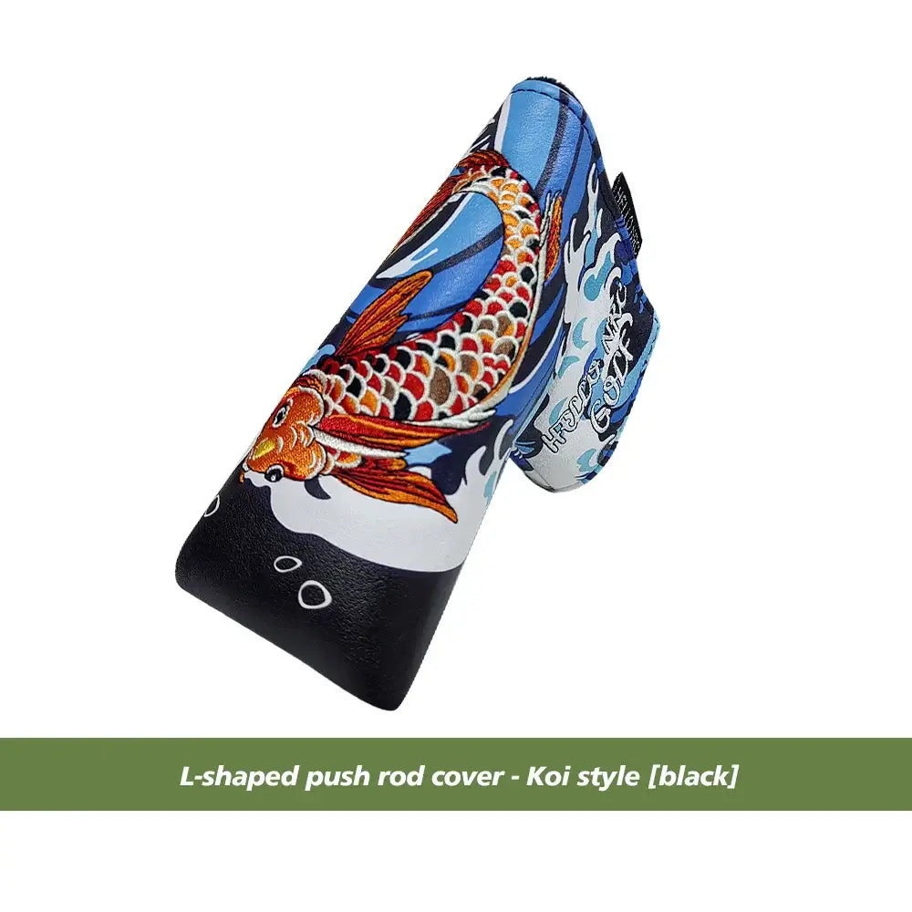 Golf Blade Putter Cover Golf HeadCover Multiple Protect your blade putter with precision-engineered coverage designed for the discerning golfer. This headcover shields your club from impact damage, moisture, and the elements during transport and storage.