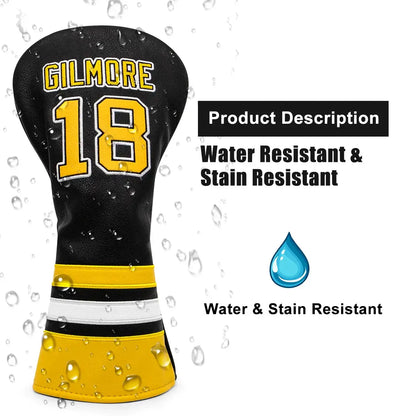 Embroidery Gilmore Golf Headcovers For Golf Driver