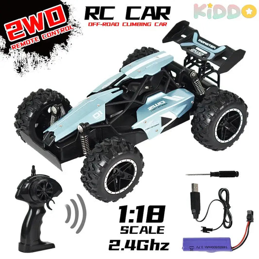 RC Car 2WD 4CH 25km/H Remote Control Car 1:18 Sportsman Specialty Products