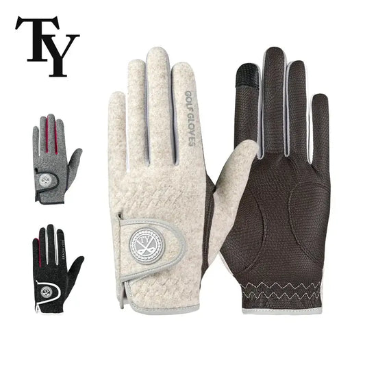 Ttygj Autumn Winter Windproof Warm Golf Gloves Sportsman Specialty Products