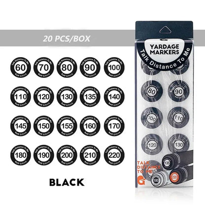 Golf Ball Marker for Golf Clubs Mark Know Your Distance Sportsman Specialty Products