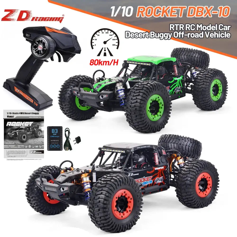 ZD Racing ROCKET DBX-10 1/10 Four wheel drive Remote Control Car