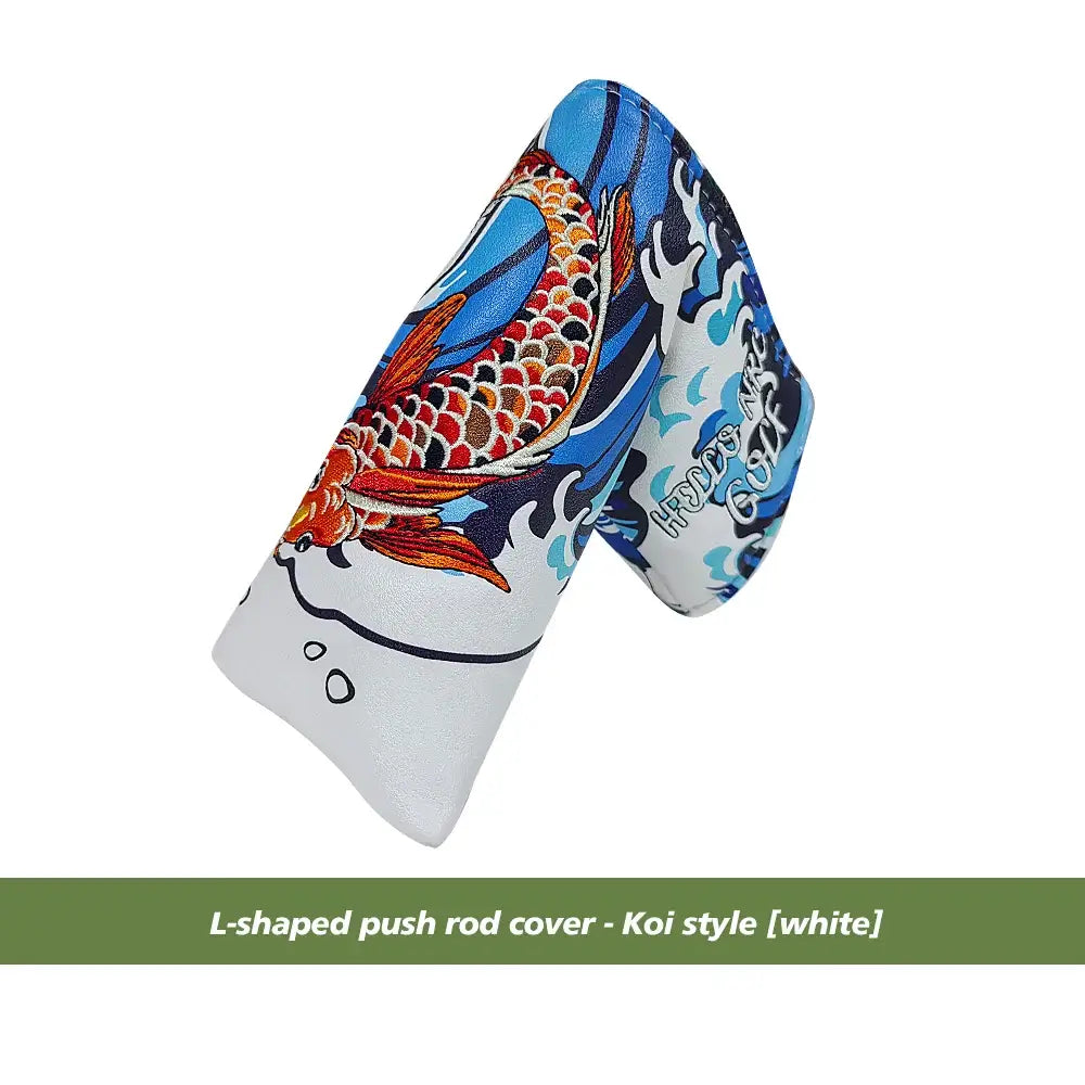 Golf Blade Putter Cover Golf HeadCover Multiple Protect your blade putter with precision-engineered coverage designed for the discerning golfer. This headcover shields your club from impact damage, moisture, and the elements during transport and storage.