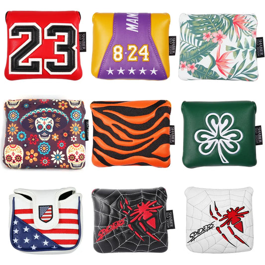 Square Mallet Putter Cover Golf Headcover For TaylorMade Spider X