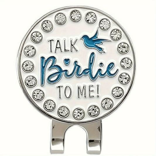 Talk Birdie to Me Golf Ball Markers with a Magnetic Hat Clip Sportsman Specialty Products