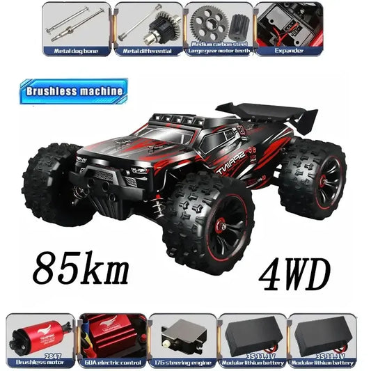 114 85KMH or 50KMH RC Car with LED