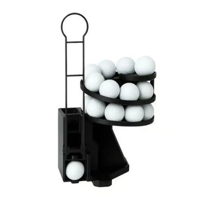3D Printed Golf Ball Launcher 25-Ball Capacity Foot Pedal Control Sportsman Specialty Products