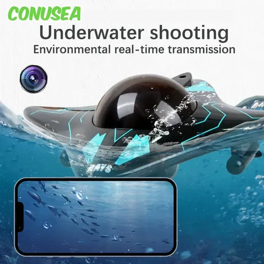 Rc Boat Submarine with Camera Underwater