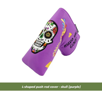 Golf Blade Putter Cover Golf HeadCover Multiple Protect your blade putter with precision-engineered coverage designed for the discerning golfer. This headcover shields your club from impact damage, moisture, and the elements during transport and storage.