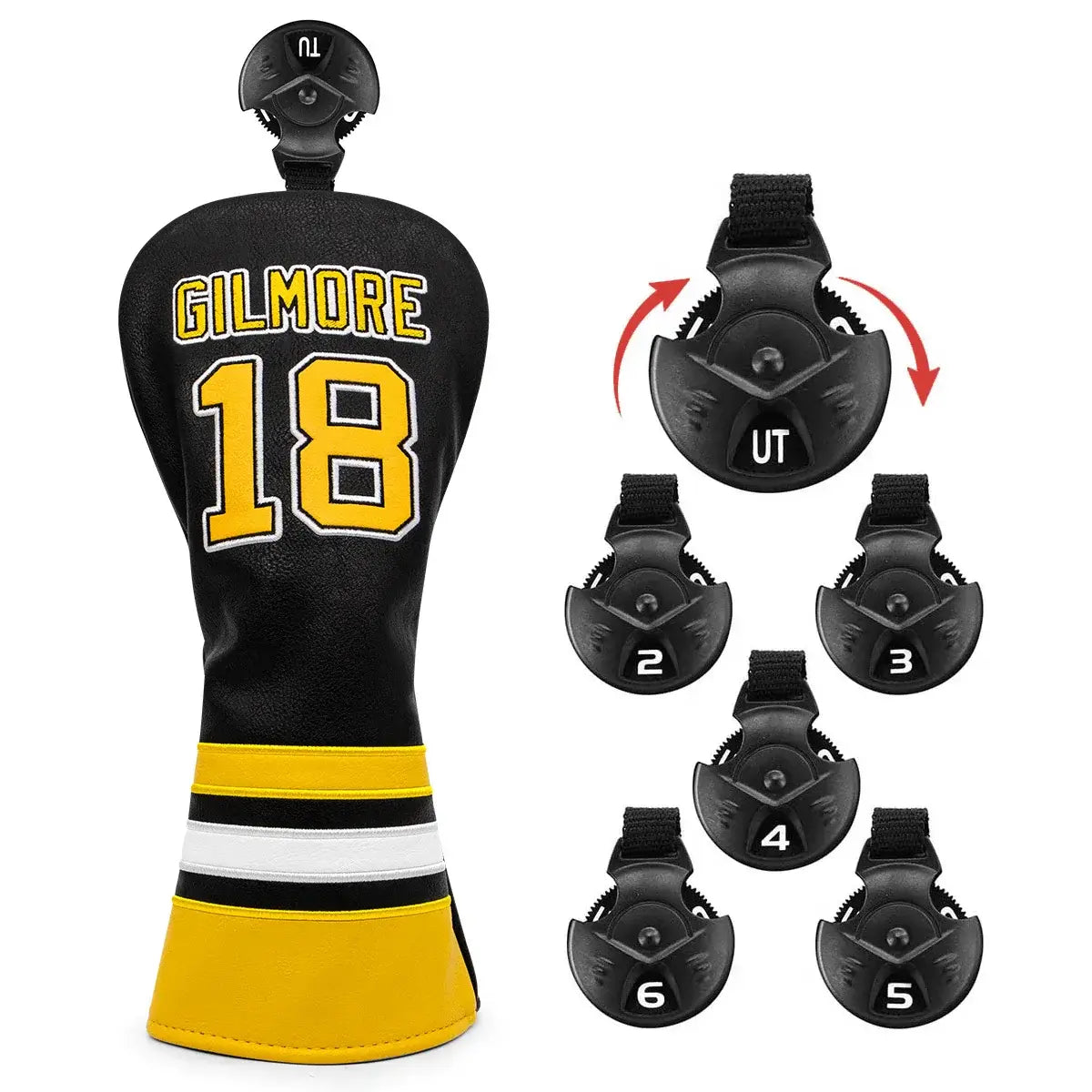 Embroidery Gilmore Golf Headcovers For Golf Driver