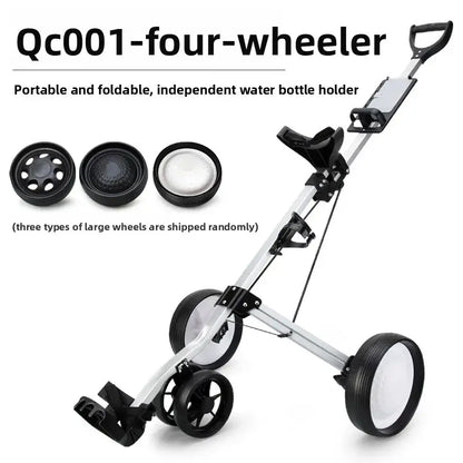 PGM Three Four Wheels Golf Trolley Foldable