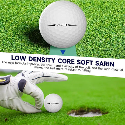 Caiton Pro Golf Balls - 4 Layers, DuPont Surlyn, Adds 30 Yards